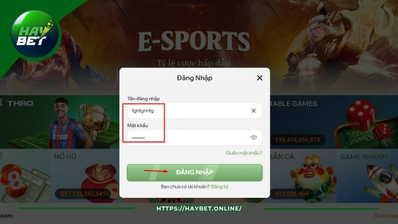Hướng dẫn đăng nhập Haybet dễ dàng Hướng dẫn đăng nhập Haybet dễ dàng