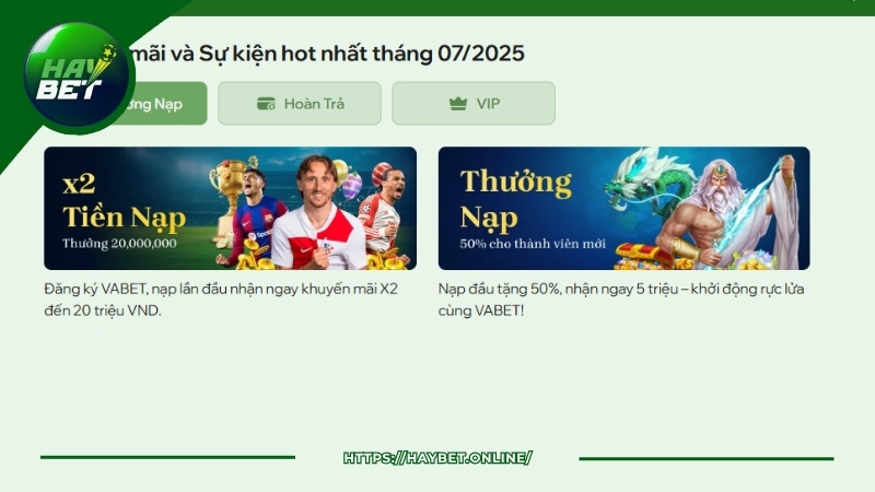 Điều kiện để tham gia các chương trình khuyến mãi Haybet Điều kiện để tham gia các chương trình khuyến mãi Haybet