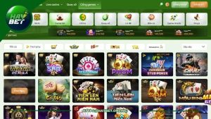 Kho game Hot nhất tại sảnh game bài HayBet